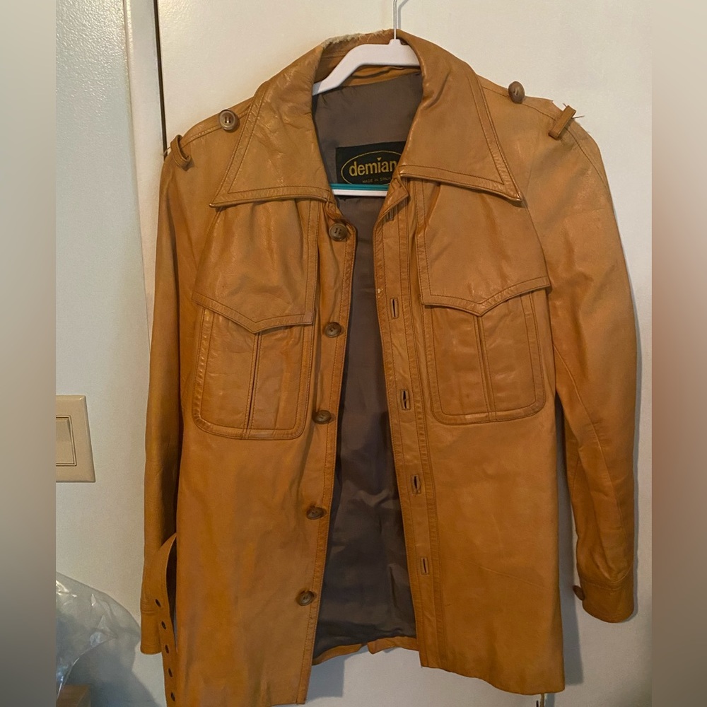 Demian Leather Jacket  Women’s Size 6 US. (38 Euro)